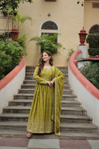 Rich Sequins Embroidered Work Women Suit Set
