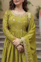 Rich Sequins Embroidered Work Women Suit Set
