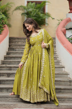 Rich Sequins Embroidered Work Women Suit Set
