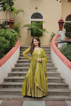 Rich Sequins Embroidered Work Women Suit Set
