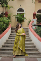 Rich Sequins Embroidered Work Women Suit Set
