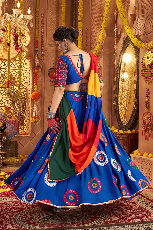 Royal Blue Tranding Chaniya Choli for Navratri