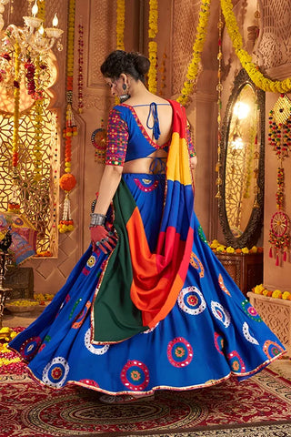 Royal Blue Tranding Chaniya Choli for Navratri
