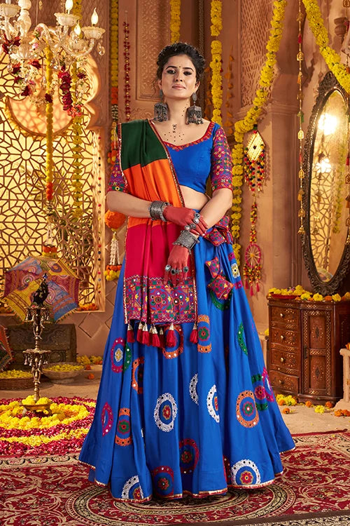 Royal Blue Tranding Chaniya Choli for Navratri