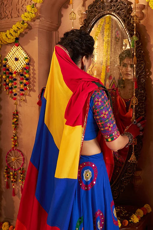Royal Blue Tranding Chaniya Choli for Navratri