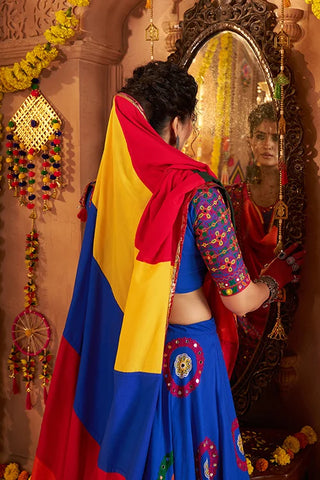 Royal Blue Tranding Chaniya Choli for Navratri