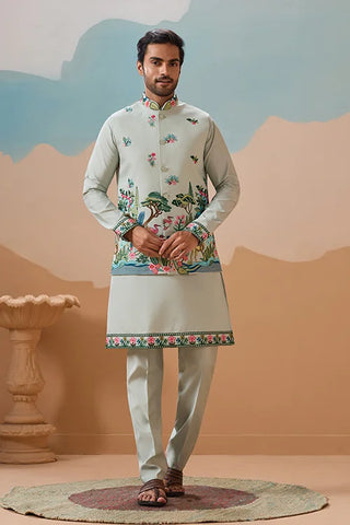 Trendy Royal Pista Ethnic Wear Koti Kurta Set for Men