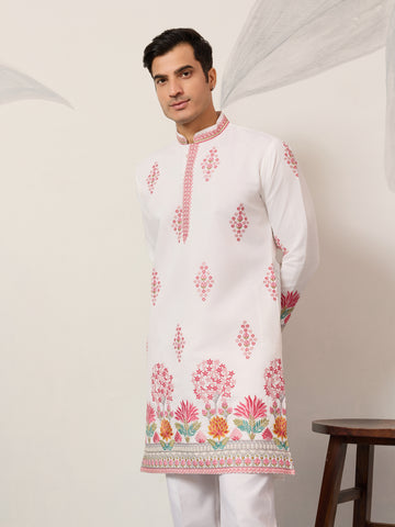Royal Prince White Kurta Outfit for Mens Wear Collection