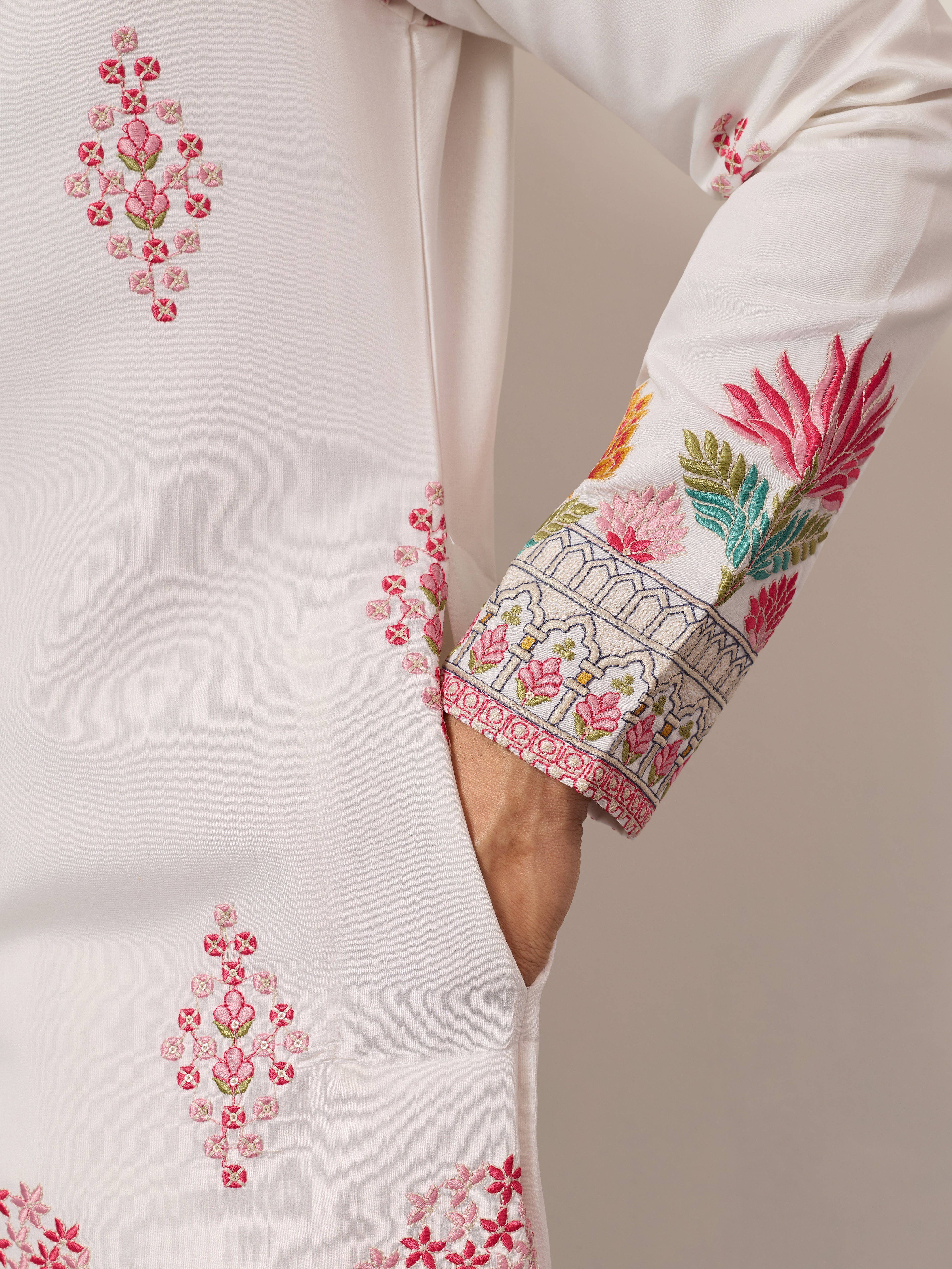 Royal Prince White Kurta Outfit for Mens Wear Collection