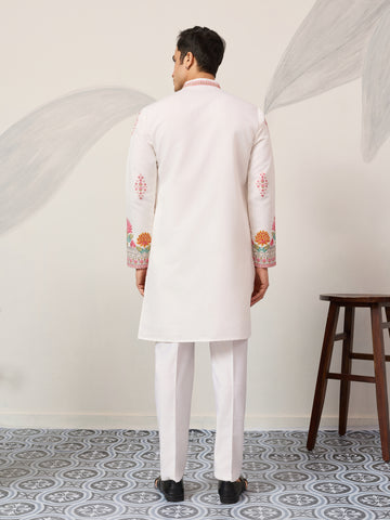 Royal Prince White Kurta Outfit for Mens Wear Collection