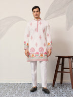 Royal Prince White Kurta Outfit for Mens Wear Collection
