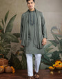 Elegant & Beautiful Rust Green Kurta with Dupatta – Stylish Look