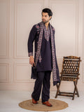 Shahi Black Japanese Lachka Festive Kurta Dupatta Pant Set
