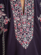 Shahi Black Japanese Lachka Festive Kurta Dupatta Pant Set
