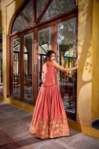 Pure Shimmer Embroidered Lehenga Co-Ord Set