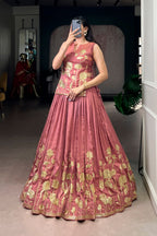 Pure Shimmer Embroidered Lehenga Co-Ord Set