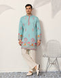 Sky Look Embroidered Work Ready made Mens Wear Kurta