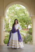 Navratri Special Gota Patti Gown with Leheriya Dupatta | Tulip Designer
