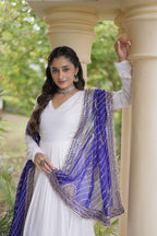 Navratri Special Gota Patti Gown with Leheriya Dupatta | Tulip Designer
