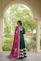Navratri Special Gota Patti Gown with Leheriya Dupatta | Tulip Designer
