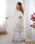 Fancy Star Georgette Silk with thread & Sequence Work Fancy Suit Set
