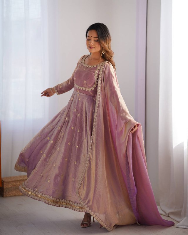 Stunning Fandy Silk with Coading & Sequence work Wedding Suit Set
