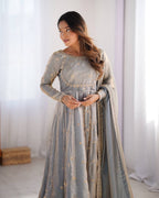 Stunning Fandy Silk with Coading & Sequence work Wedding Suit Set
