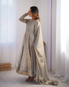 Stunning Fandy Silk with Coading & Sequence work Wedding Suit Set
