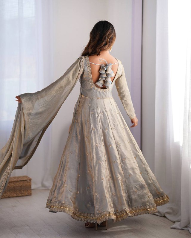 Stunning Fandy Silk with Coading & Sequence work Wedding Suit Set
