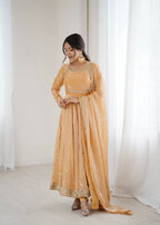 Stunning Fandy Silk with Coading & Sequence work Wedding Suit Set
