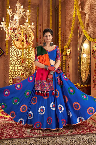 Royal Blue Tranding Chaniya Choli for Navratri