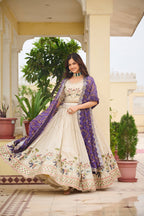 Premium Pure Tissue Silk Festival Lehenga Choli Set With Dupatta
