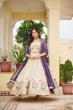 Premium Pure Tissue Silk Festival Lehenga Choli Set With Dupatta