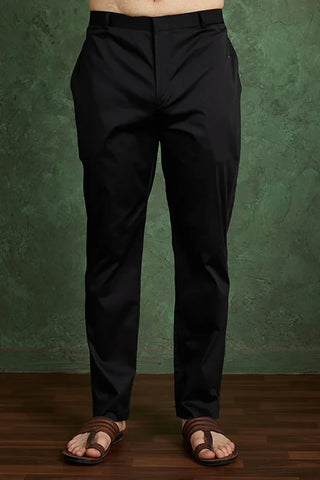Classy Black Comfortable Kurta Clothes for Men