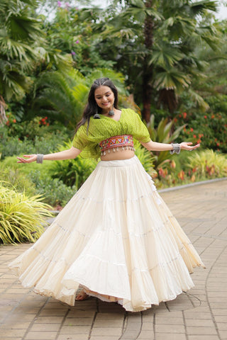 Standard Frill Design Navratri Lehenga Choli