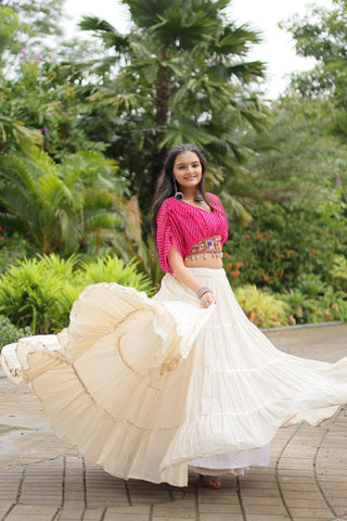 Standard Frill Design Navratri Lehenga Choli