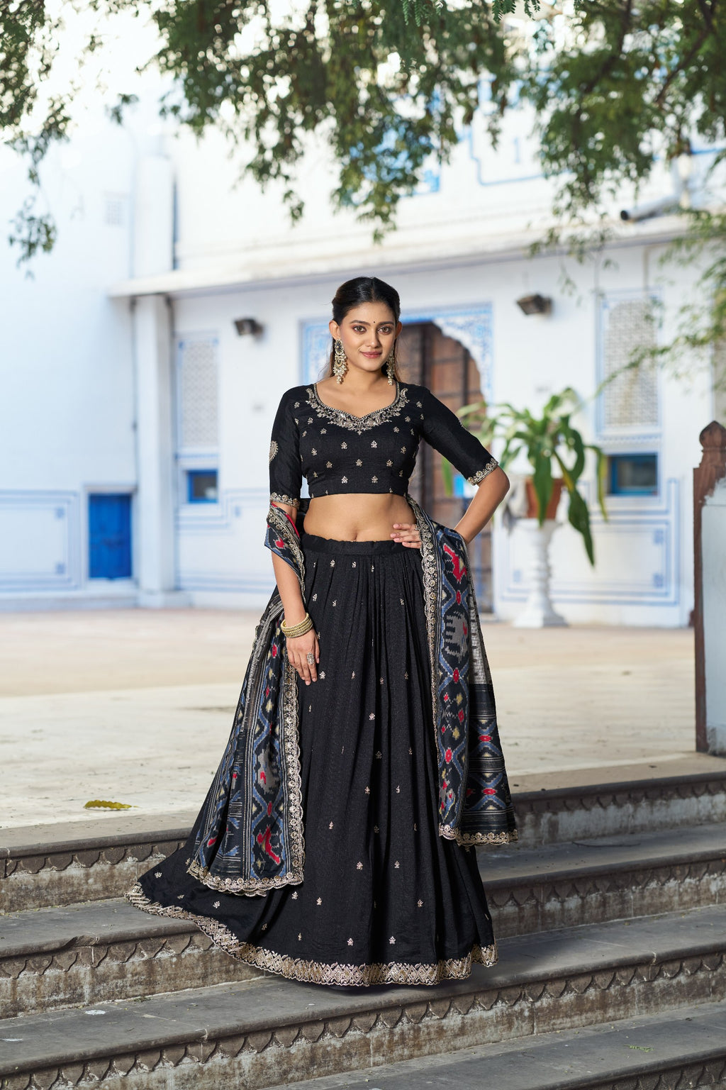 Royal Vichitra Silk Heavy Flair Lehenga with Designer Dupatta
