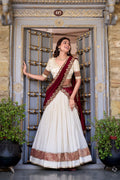 Traditional Vichitra Silk Zari Work Lehenga Set for Special Occasions
