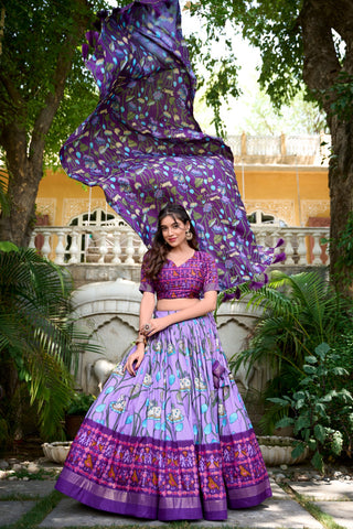 Patola Printed Silk Elegance Lehenga Choli