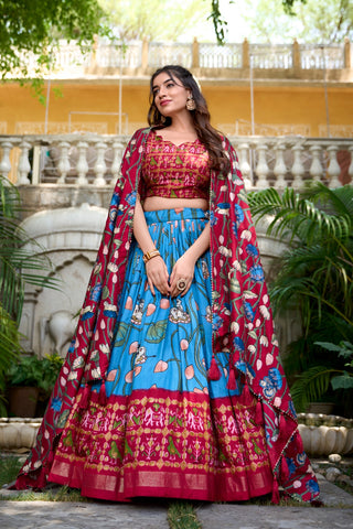 Patola Printed Silk Elegance Lehenga Choli