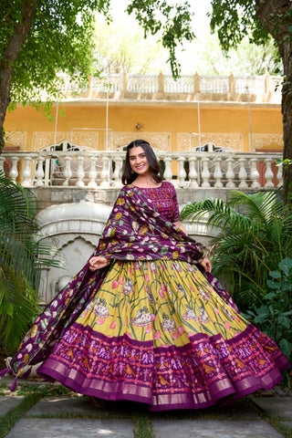 Patola Printed Silk Elegance Lehenga Choli