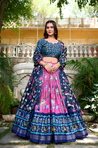 Patola Printed Silk Elegance Lehenga Choli