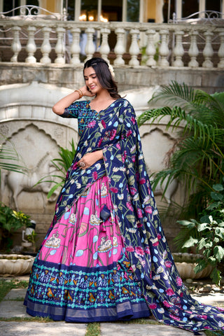 Patola Printed Silk Elegance Lehenga Choli