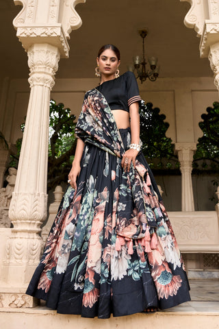 Floral Printed Flower Designer Lehenga Choli