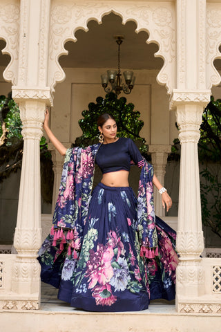 Floral Printed Flower Designer Lehenga Choli