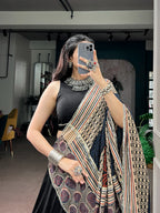 Traditional Reyon Mirror Lehenga Set | Tulip Designer