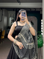 Navratri Moonga Silk Printed Lehenga Set | Tulip Designer