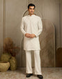 Luxe White Armani Multicolour Kurta Set| Tulip Designer