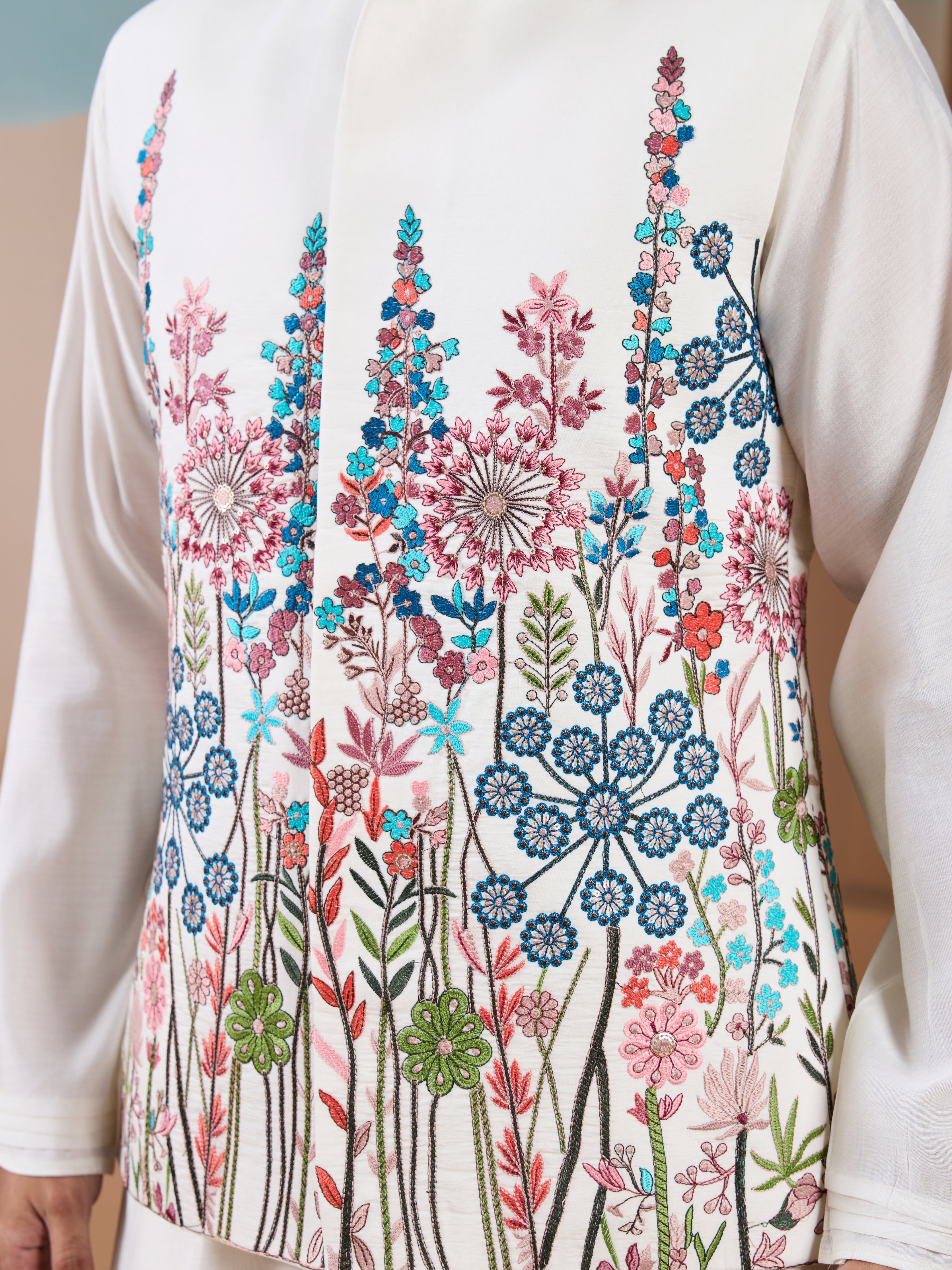 Royal Trendy White Koti Kurta Set for Men’s Wear Collection