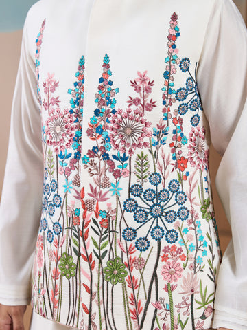 Royal Trendy White Koti Kurta Set for Men’s Wear Collection